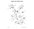 Jenn-Air JMW3430LM00 cabinet and stirrer parts diagram