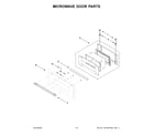 Jenn-Air JMW3430LM00 microwave door parts diagram