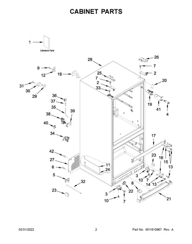 Cabinet parts