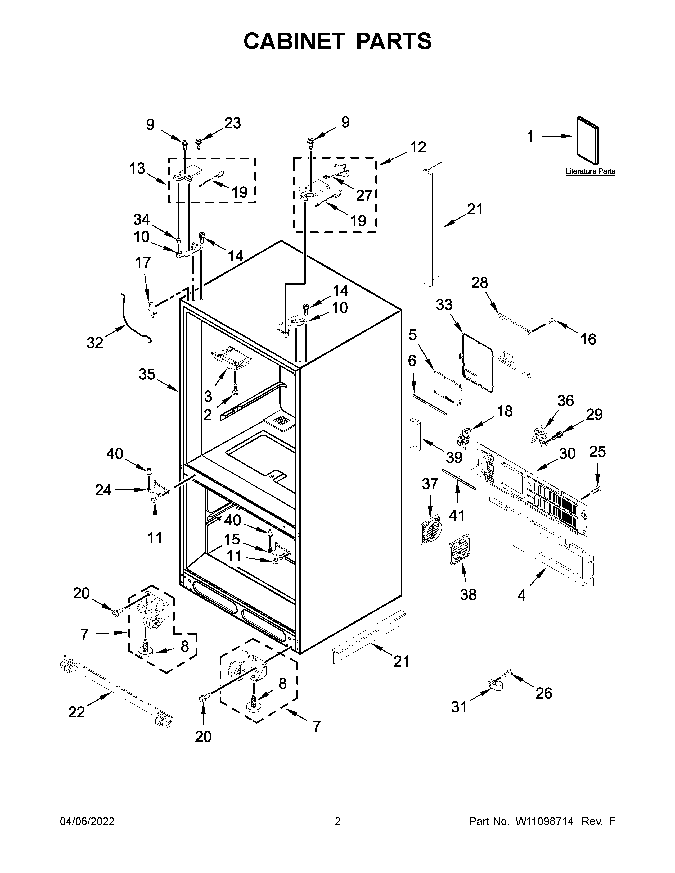 CABINET PARTS