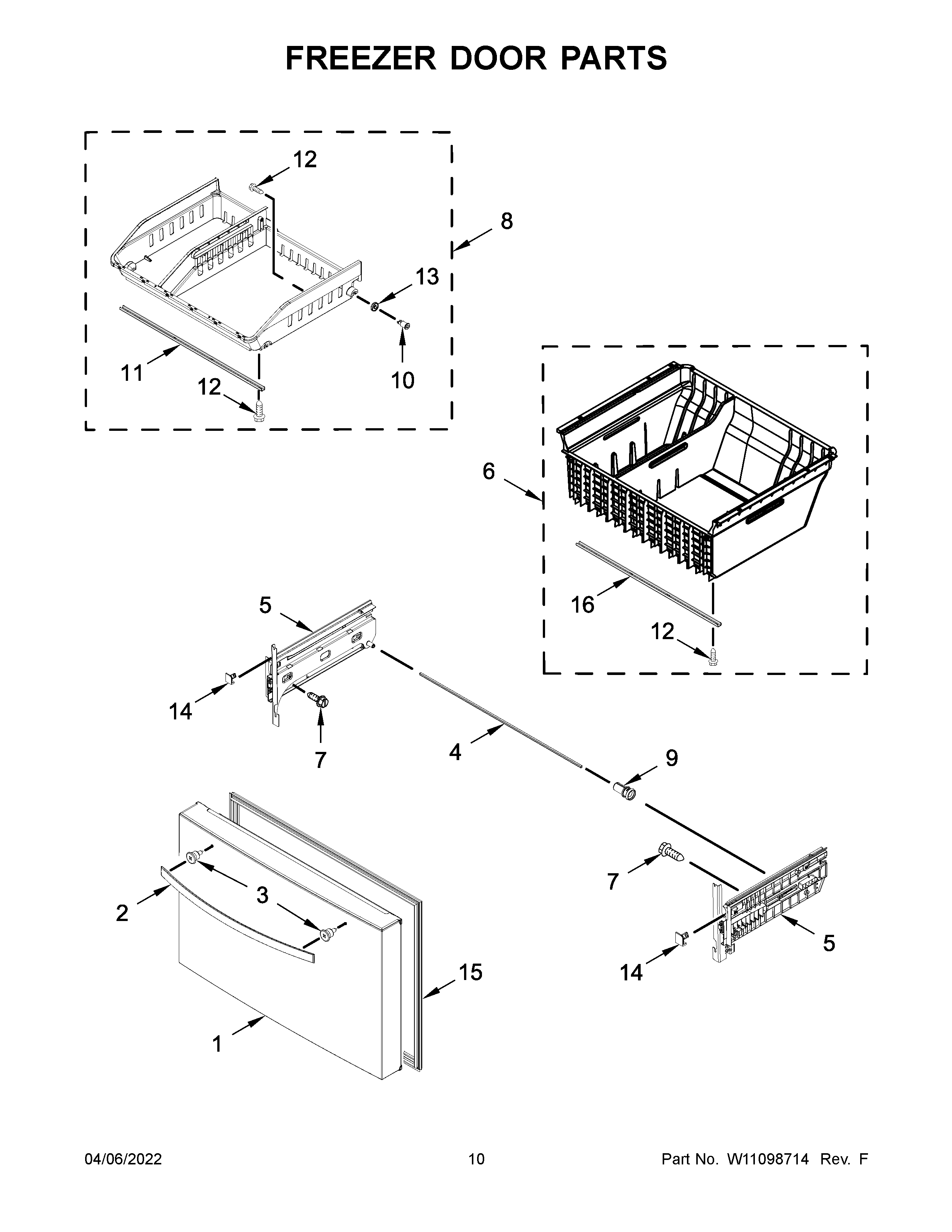 FREEZER DOOR PARTS