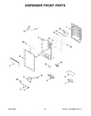 Dispenser front parts