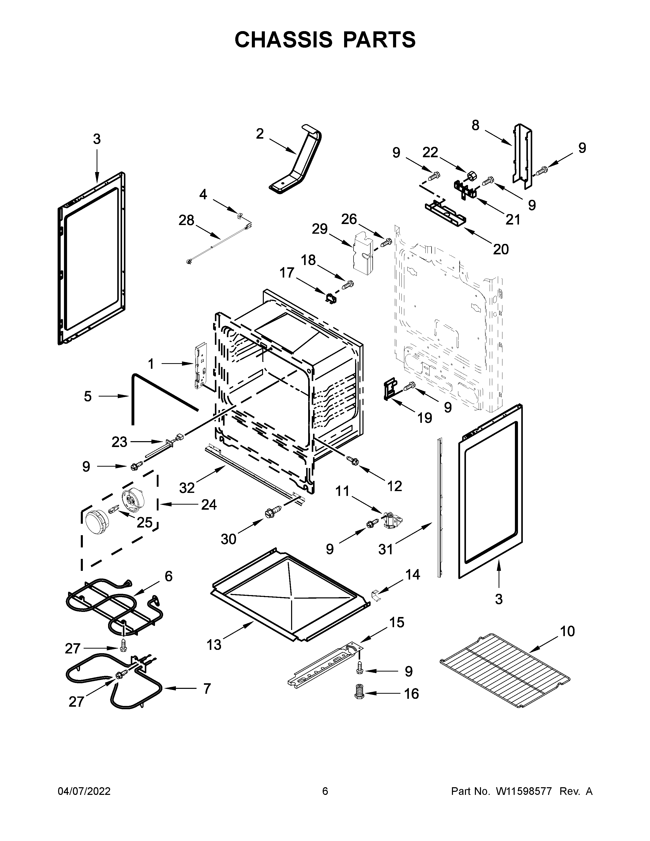Chassis parts