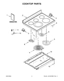 Cooktop parts