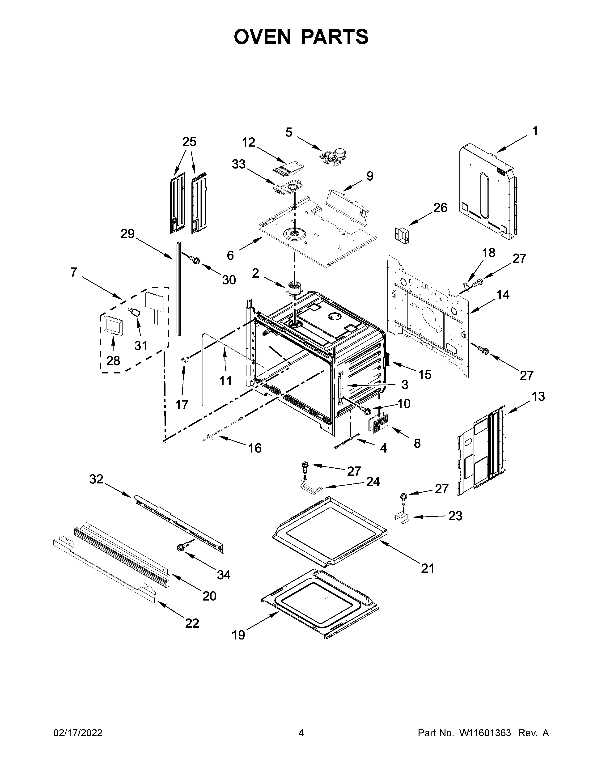 Oven parts