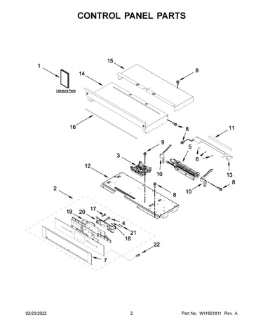 Control panel parts