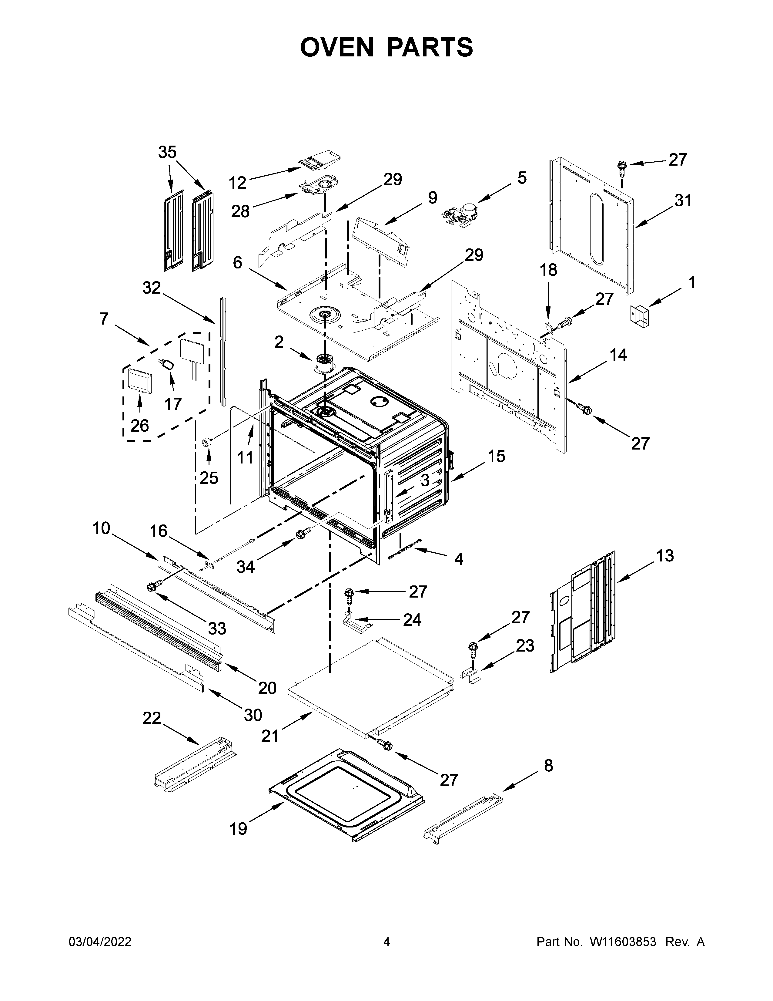 Oven parts