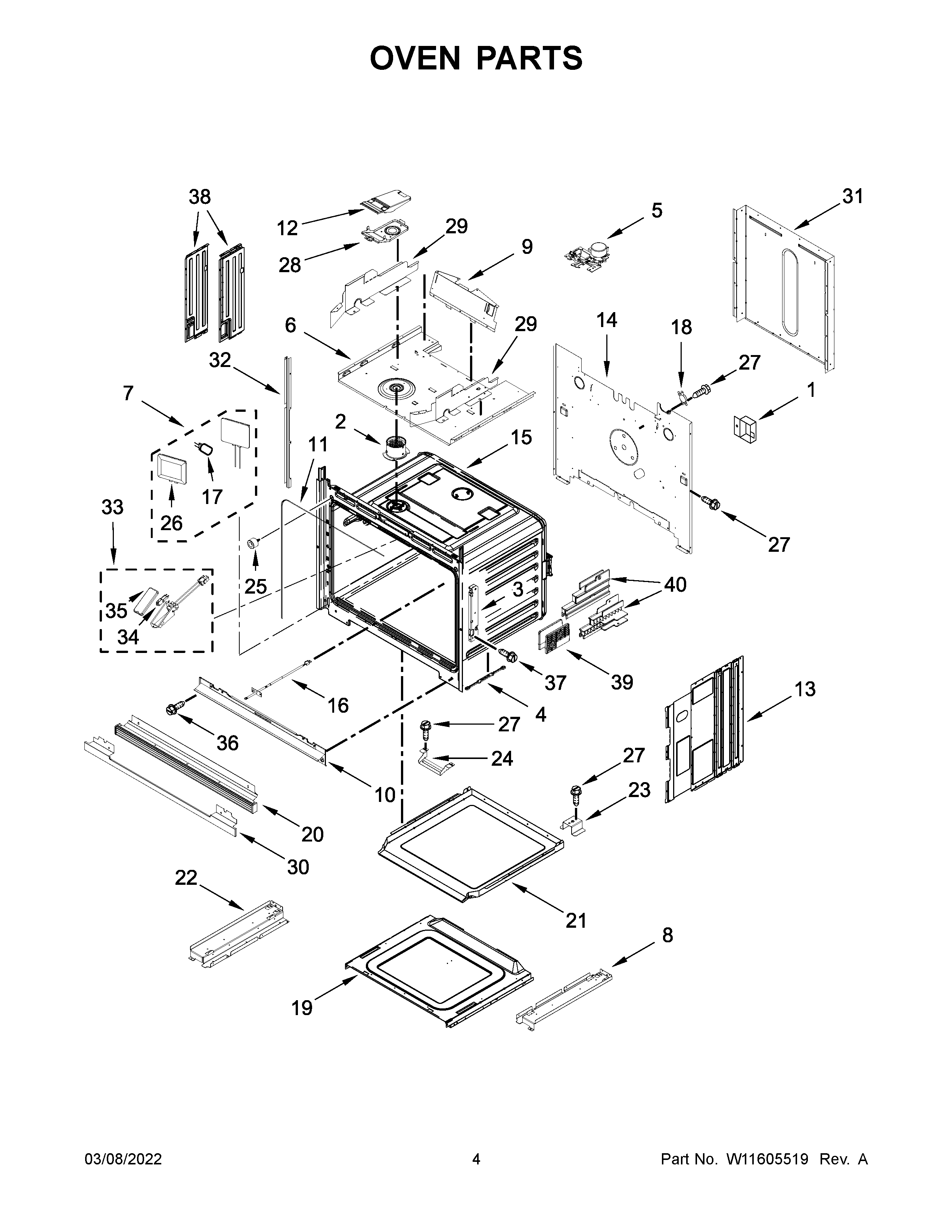 Oven parts