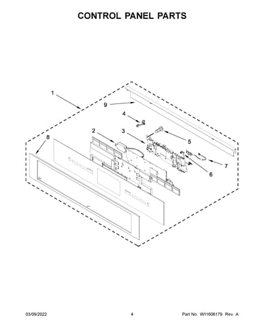 Control panel parts