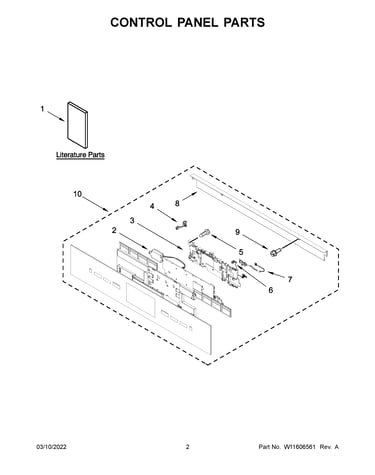 Control panel parts