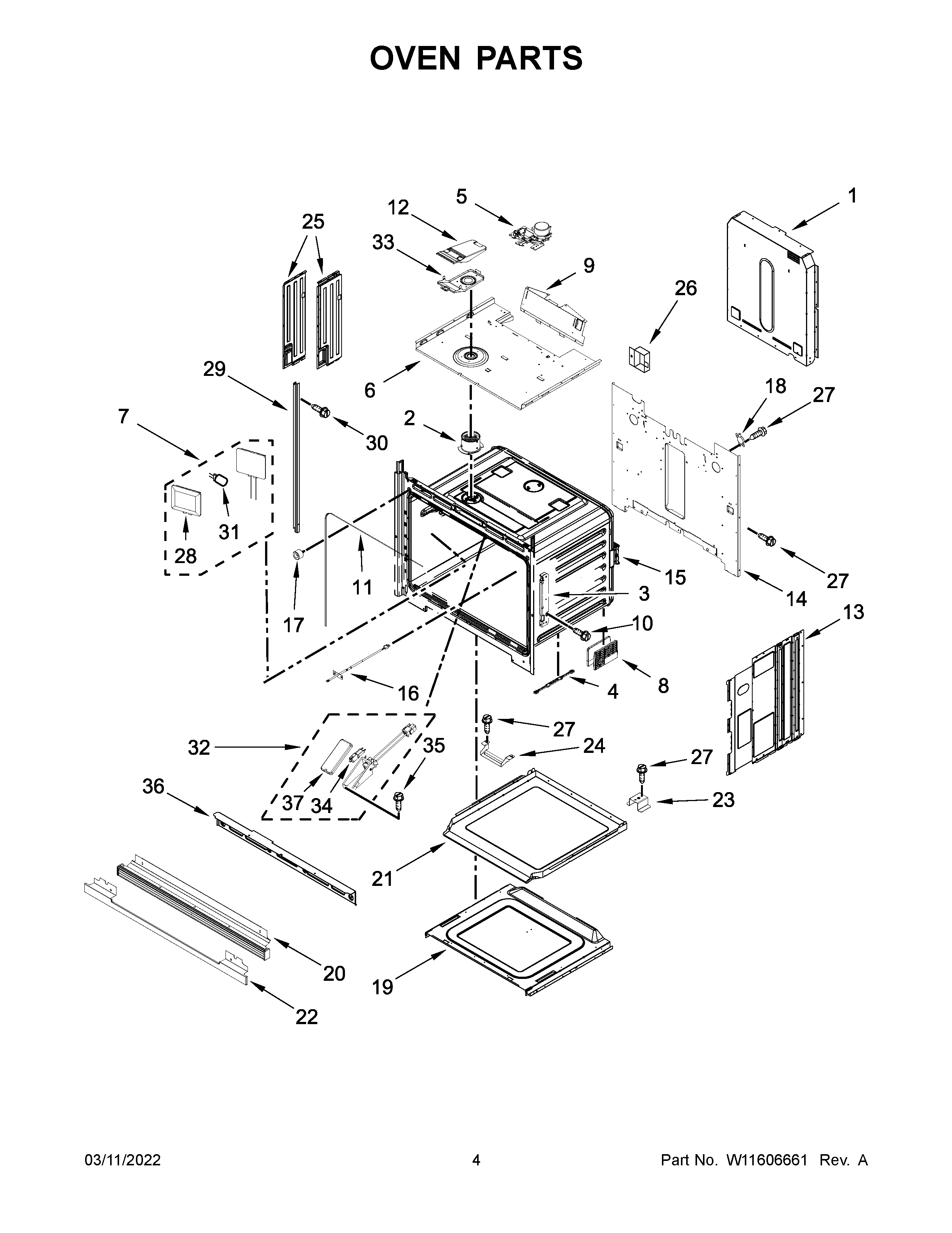 Oven parts