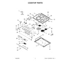 KitchenAid YKSEB900EWH6 cooktop parts diagram