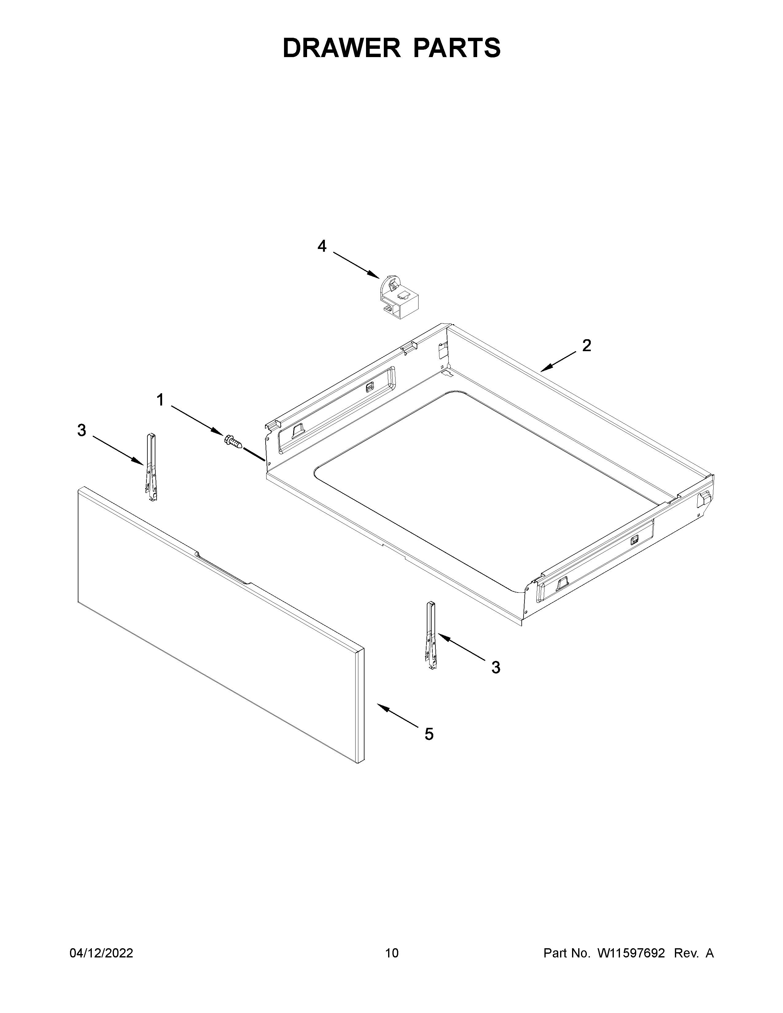 Drawer parts