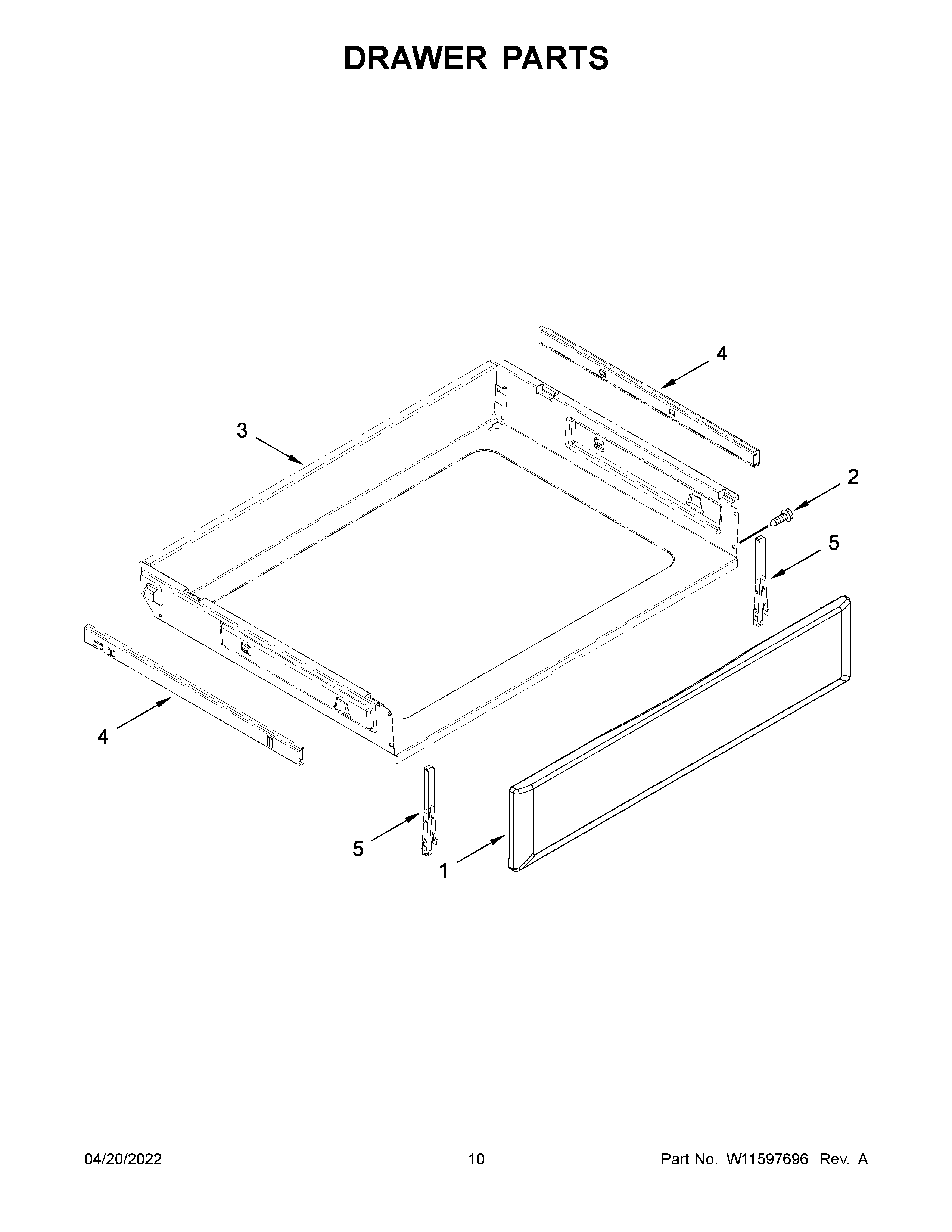 Drawer parts