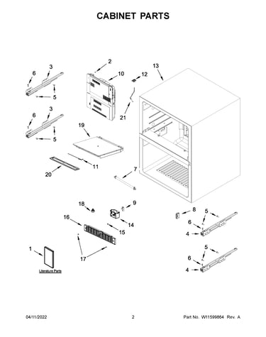 Cabinet parts