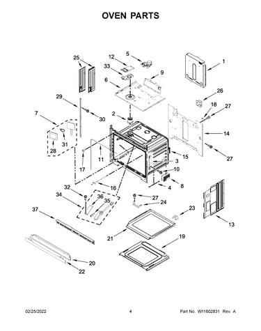 Oven parts