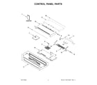 KitchenAid KODE300ESS20 control panel parts diagram