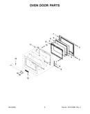 Oven door parts