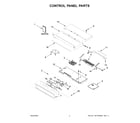 Jenn-Air JJW2427LL00 control panel parts diagram