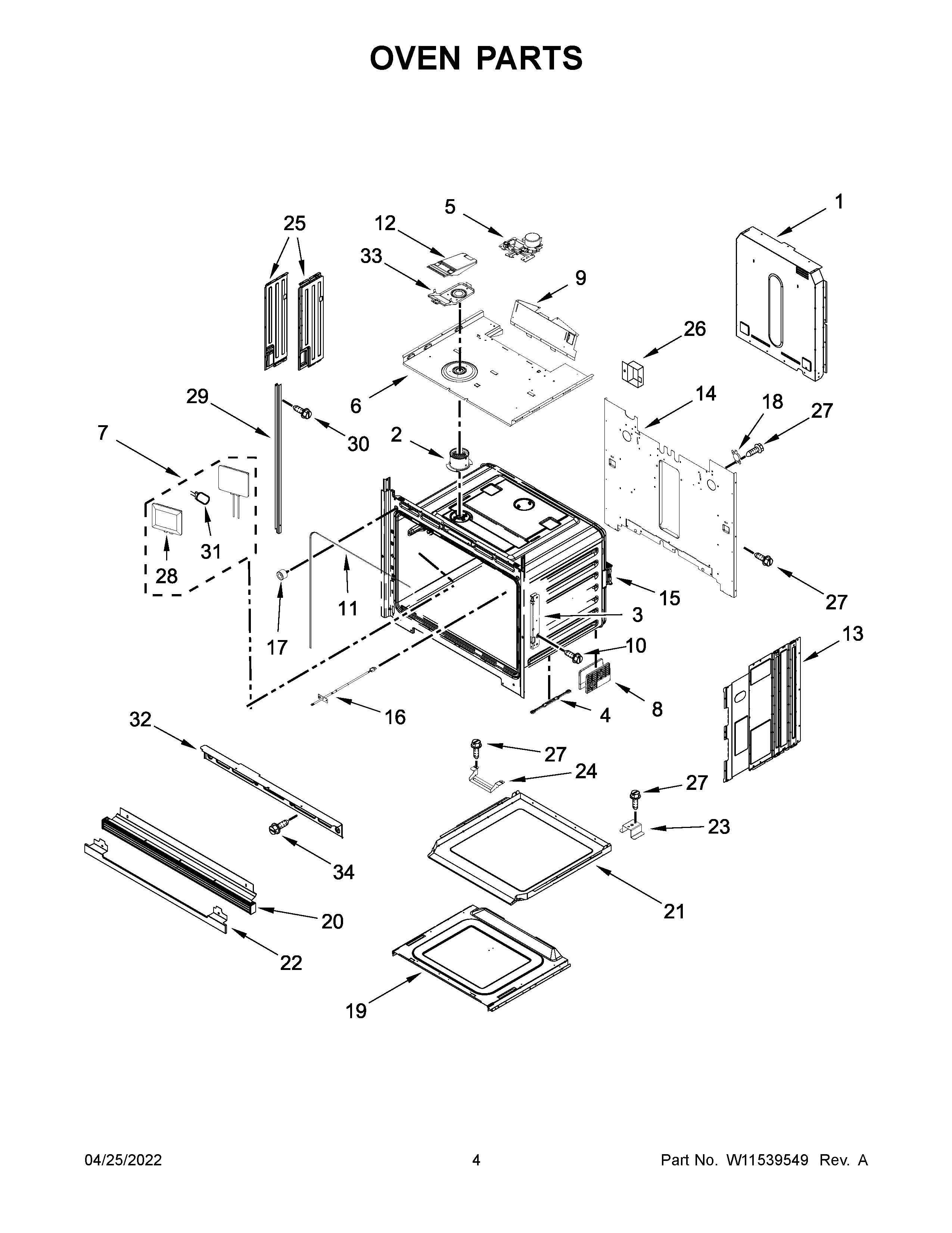 Oven parts