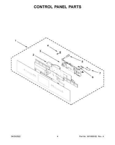 Control panel parts