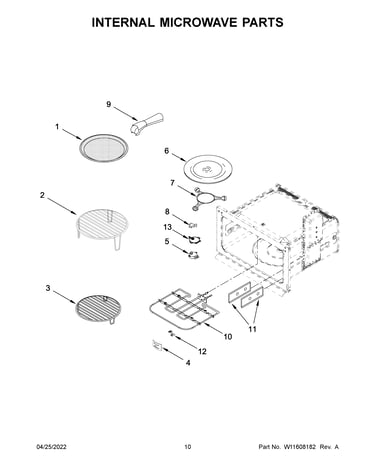 Internal microwave parts