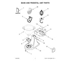 KitchenAid 5KSM180LEELB0 base and pedestal unit parts diagram