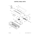 KitchenAid KODT100ESS20 control panel parts diagram