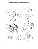 Cabinet and stirrer parts