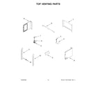 Whirlpool WOC75EC0HS20 top venting parts diagram