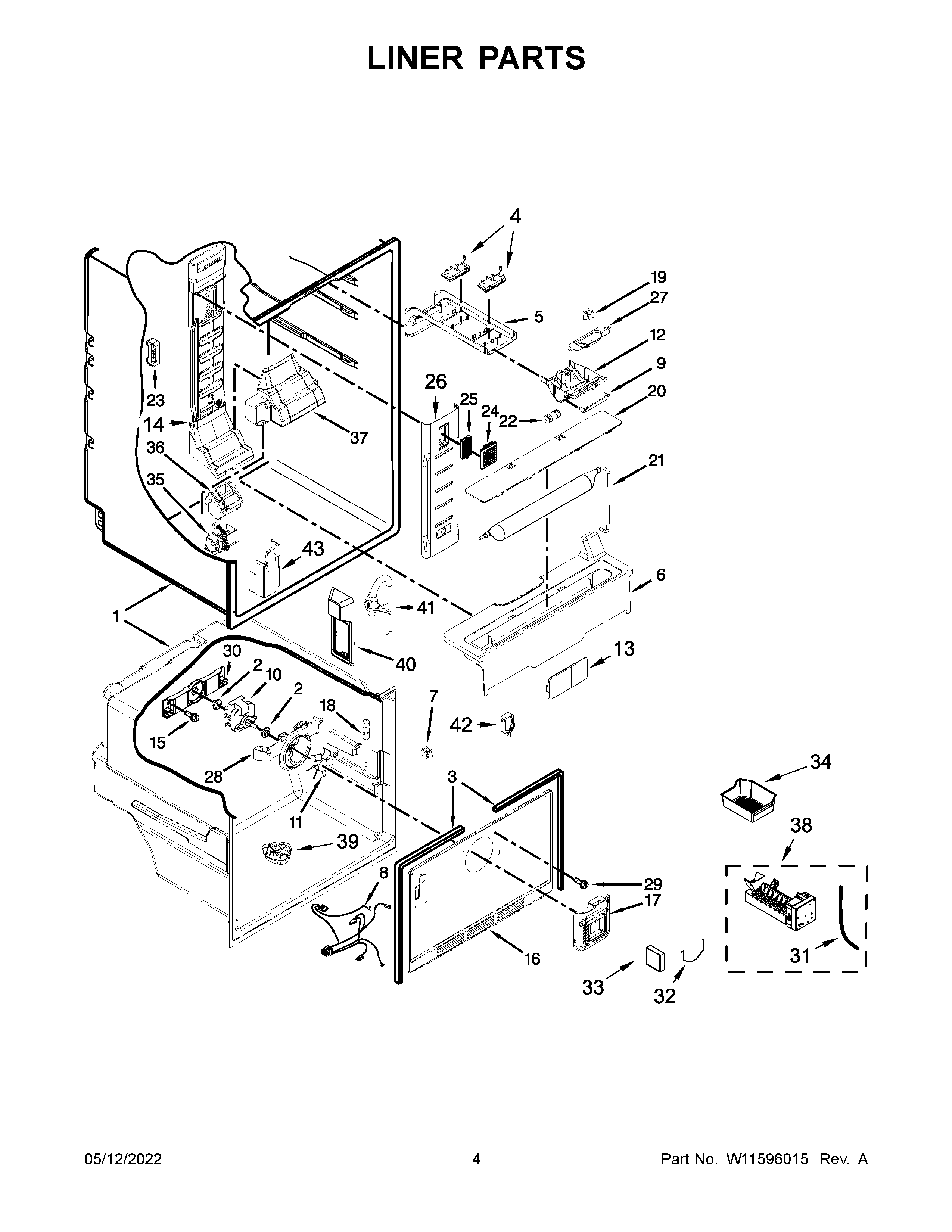 Liner parts