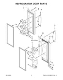 Refrigerator door parts