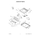 Whirlpool WEE515SALS2 cooktop parts diagram