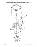 Gearcase, motor and pump parts