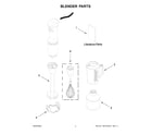 KitchenAid 5KHBV83EDG0 blender parts diagram