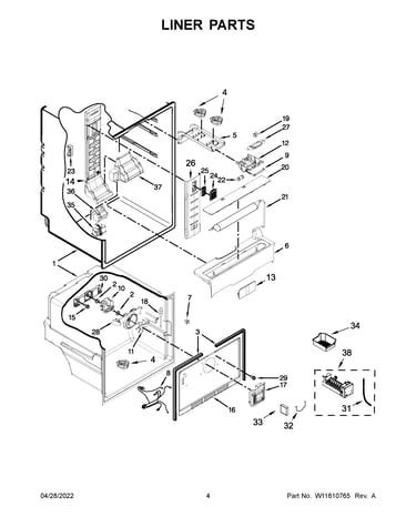 Liner parts