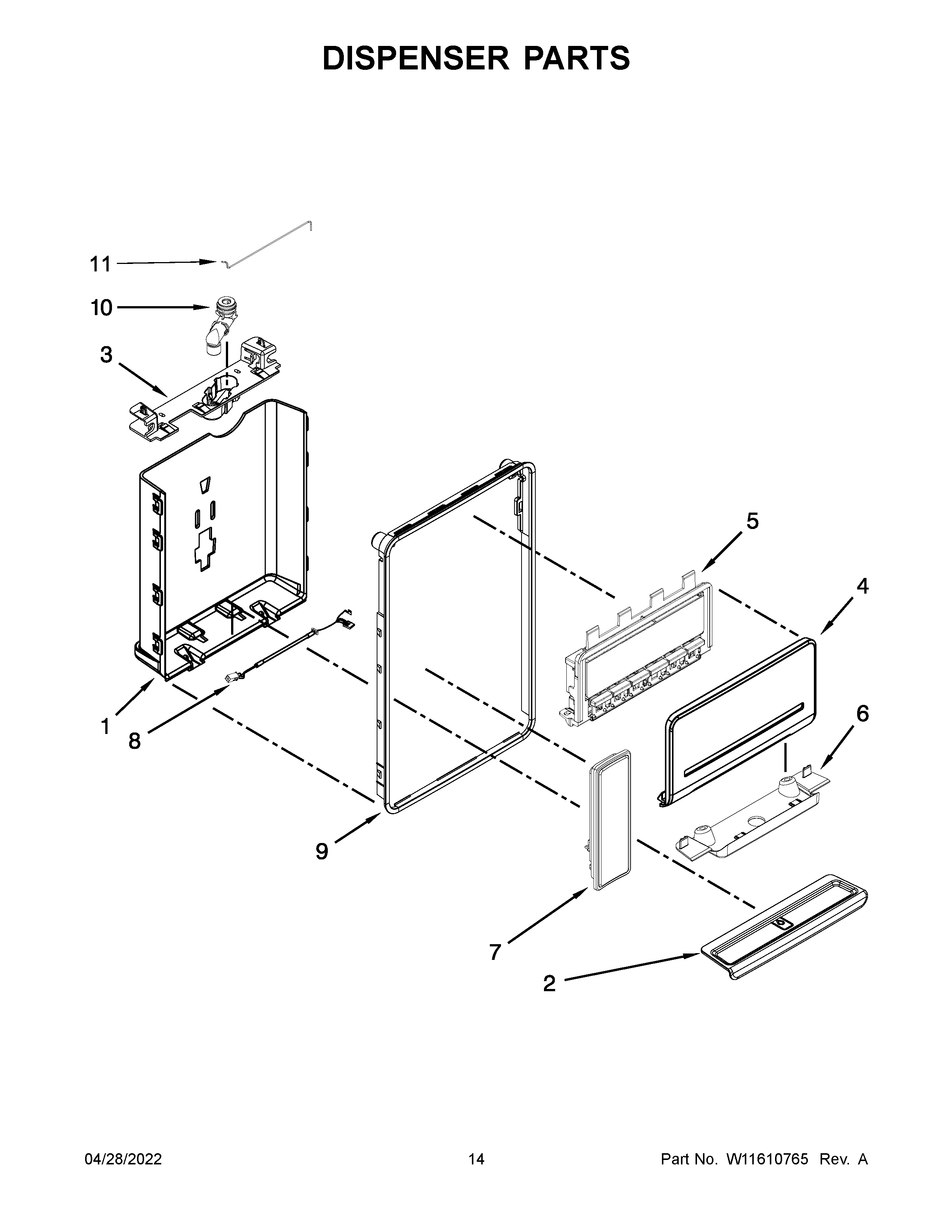 DISPENSER PARTS