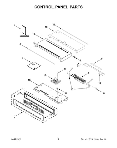 Control panel parts