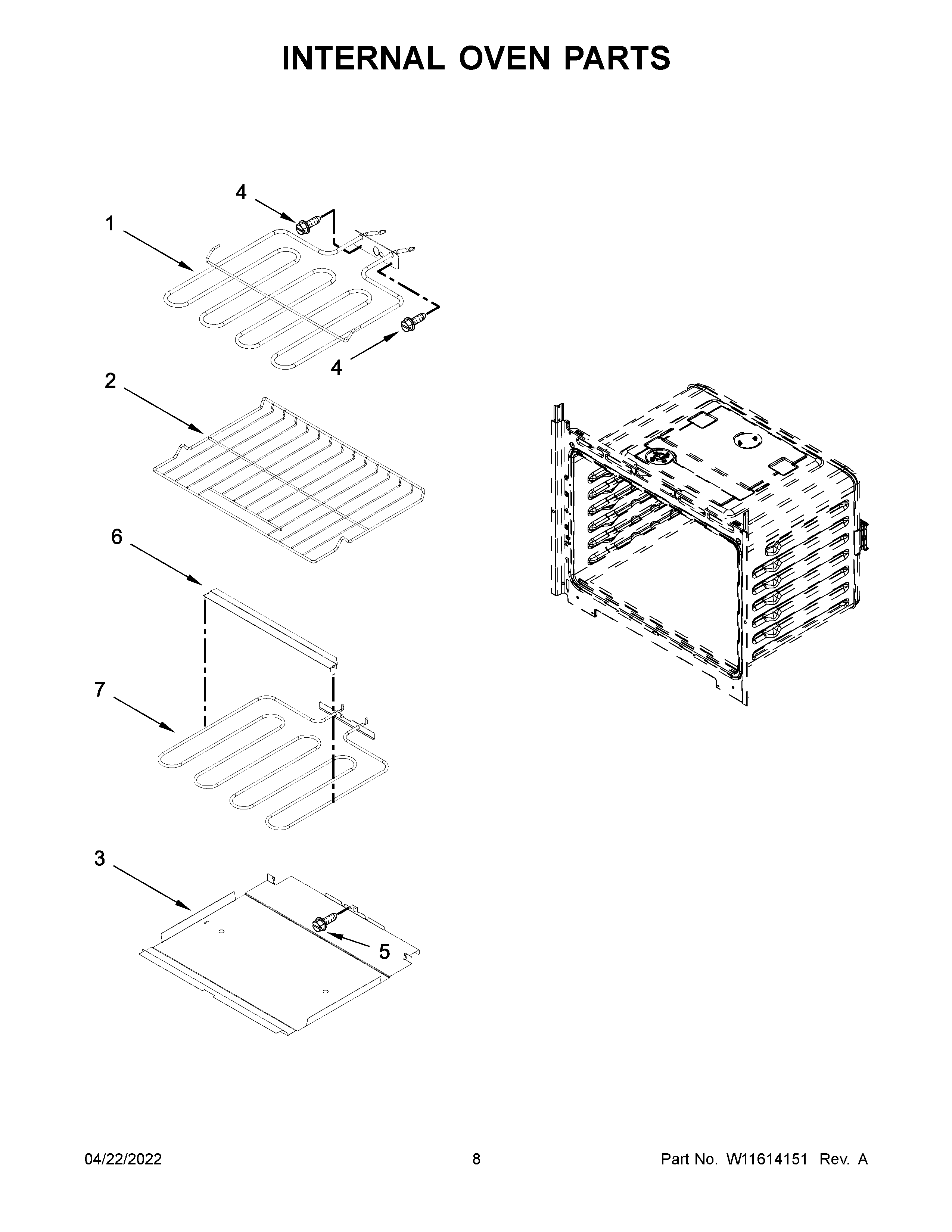 INTERNAL OVEN PARTS