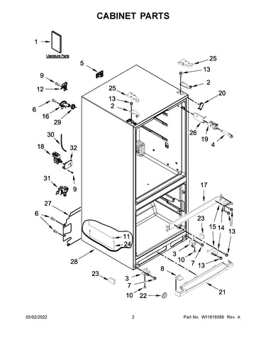 Cabinet parts