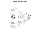 KitchenAid KMBP107ESS20 internal microwave parts diagram