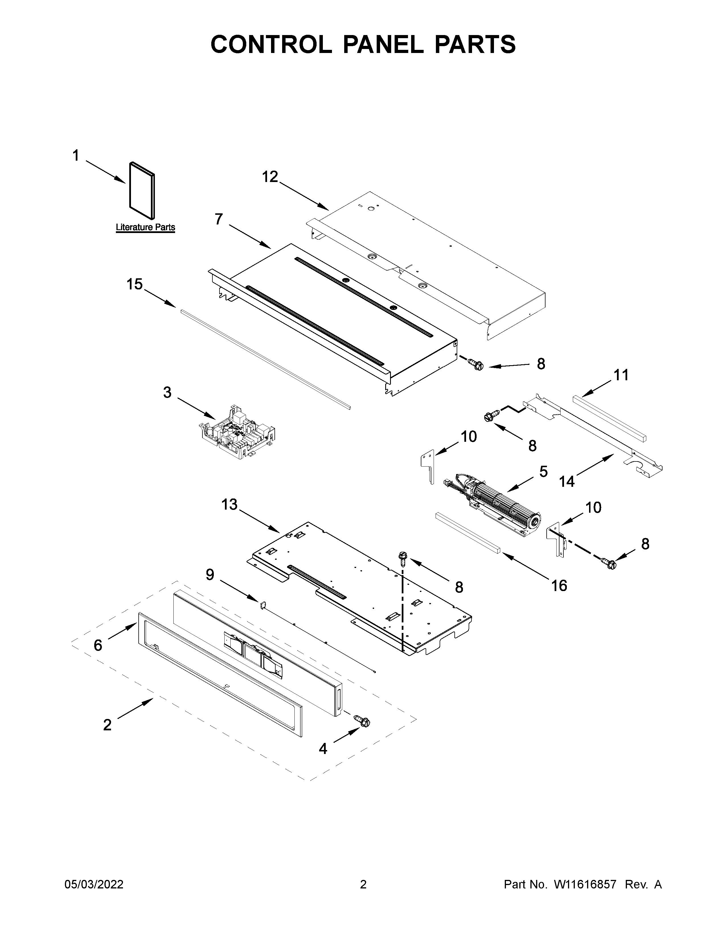 CONTROL PANEL PARTS