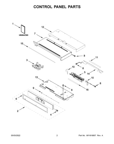 Control panel parts