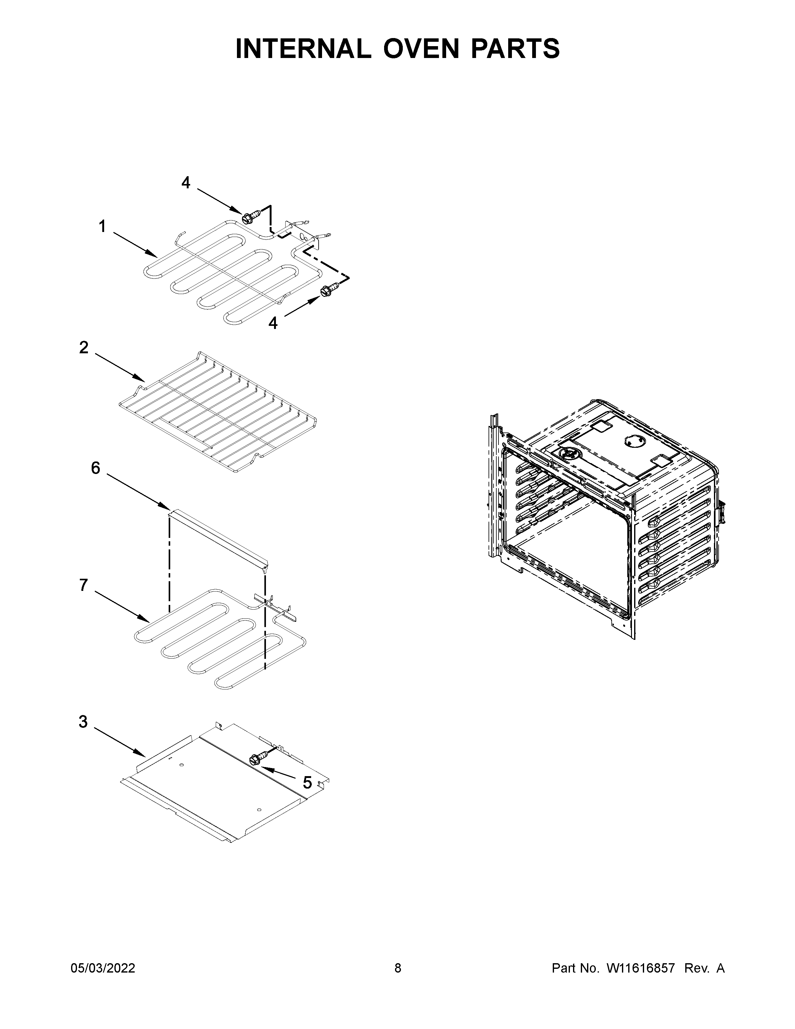 INTERNAL OVEN PARTS