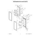 Maytag MFF2055FRZ02 refrigerator door parts diagram
