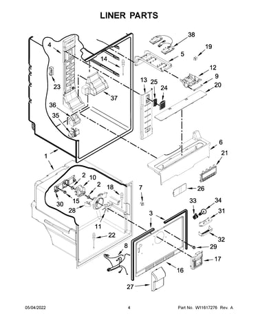 Liner parts
