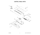 Whirlpool WOS72EC0HV20 control panel parts diagram