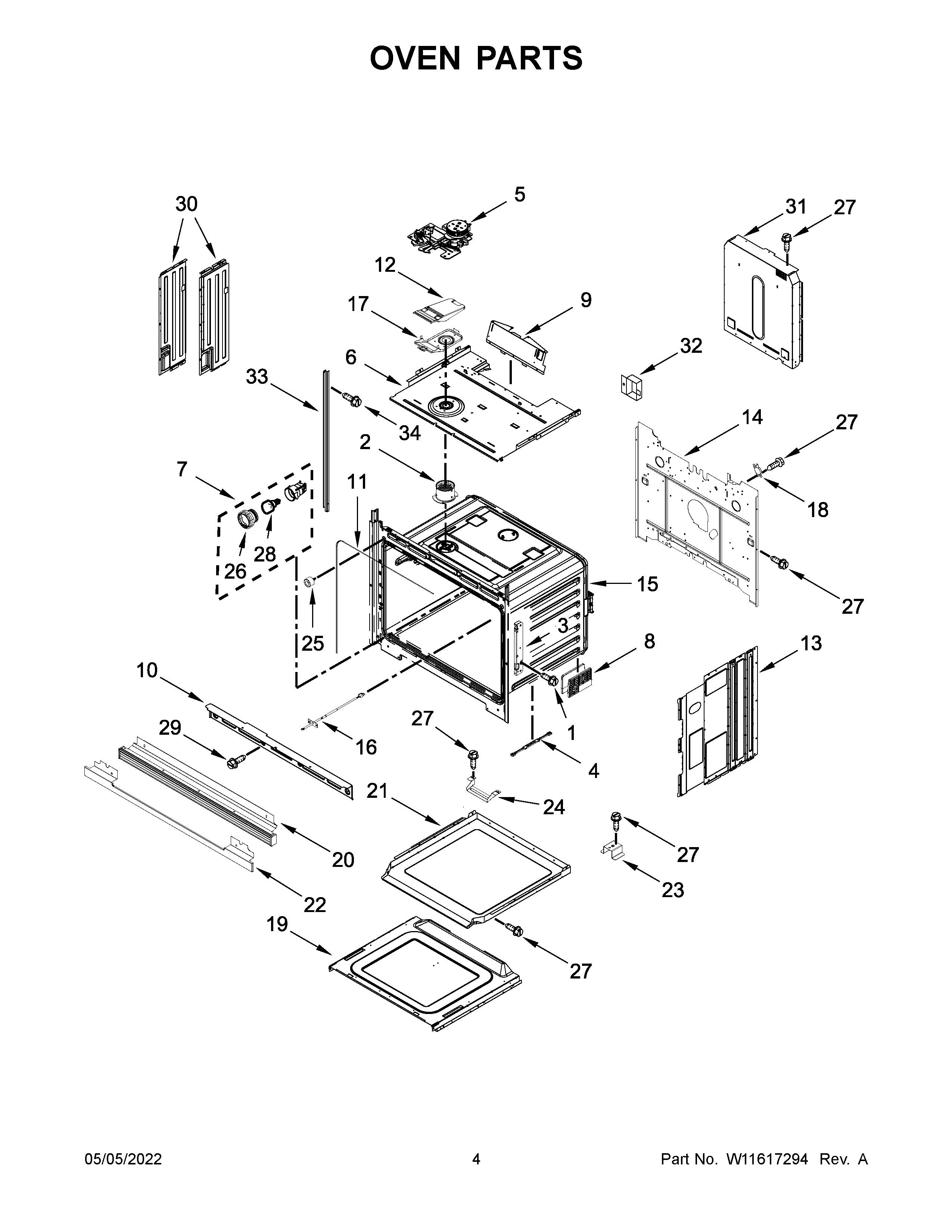 Oven parts