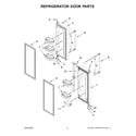 Maytag MFF2055FRZ03 refrigerator door parts diagram