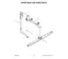 Amana ADB1400AGS2 upper wash and rinse parts diagram